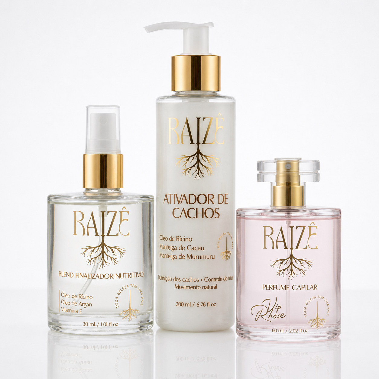 Combo Blend + Ativador + Perfume Capilar